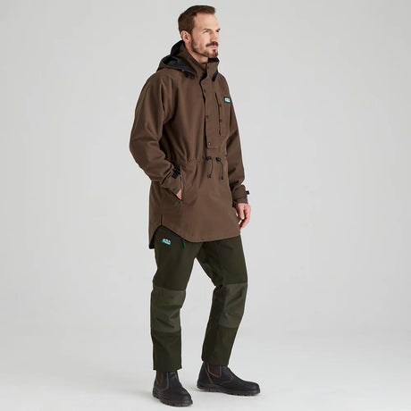 RIDGELINE Mens Monsoon Classic Smock - Bark