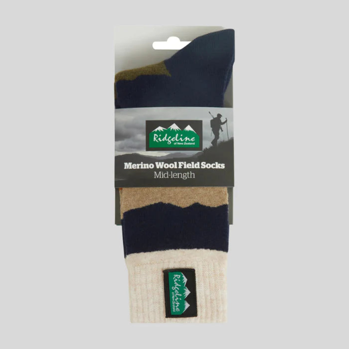 RIDGELINE Merino Wool Socks - Mid Length