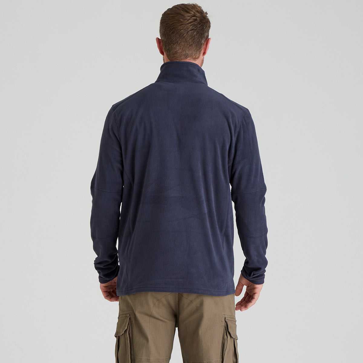 Ridgeline men's Narvik Fleece Navy, back view