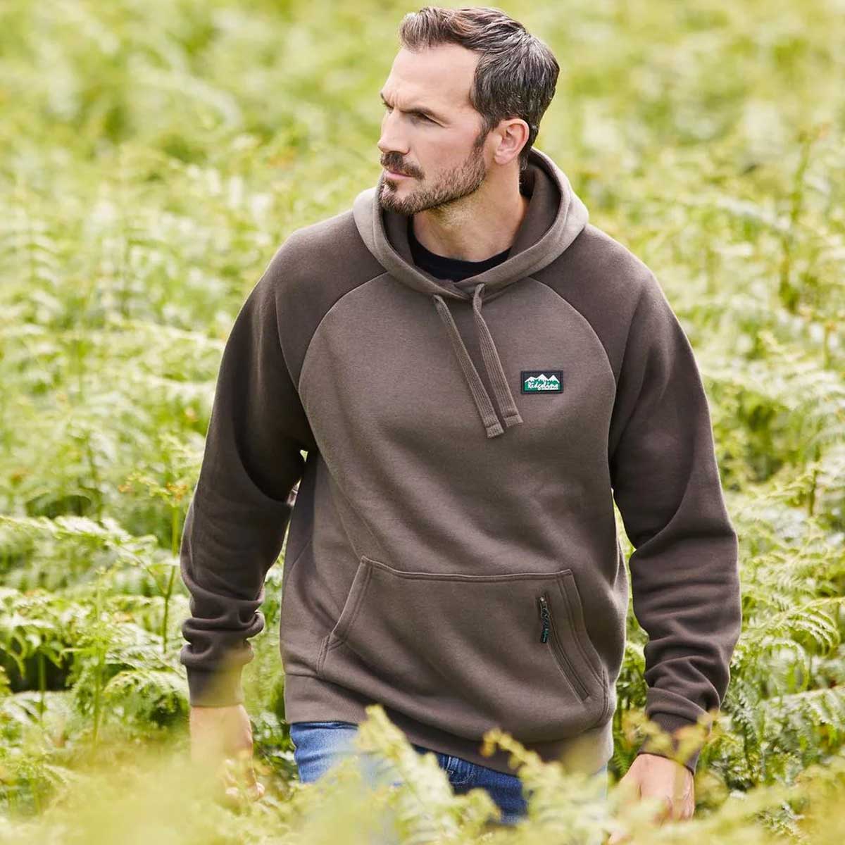 RIDGELINE North Island Hoodie - Mens - Light Bark