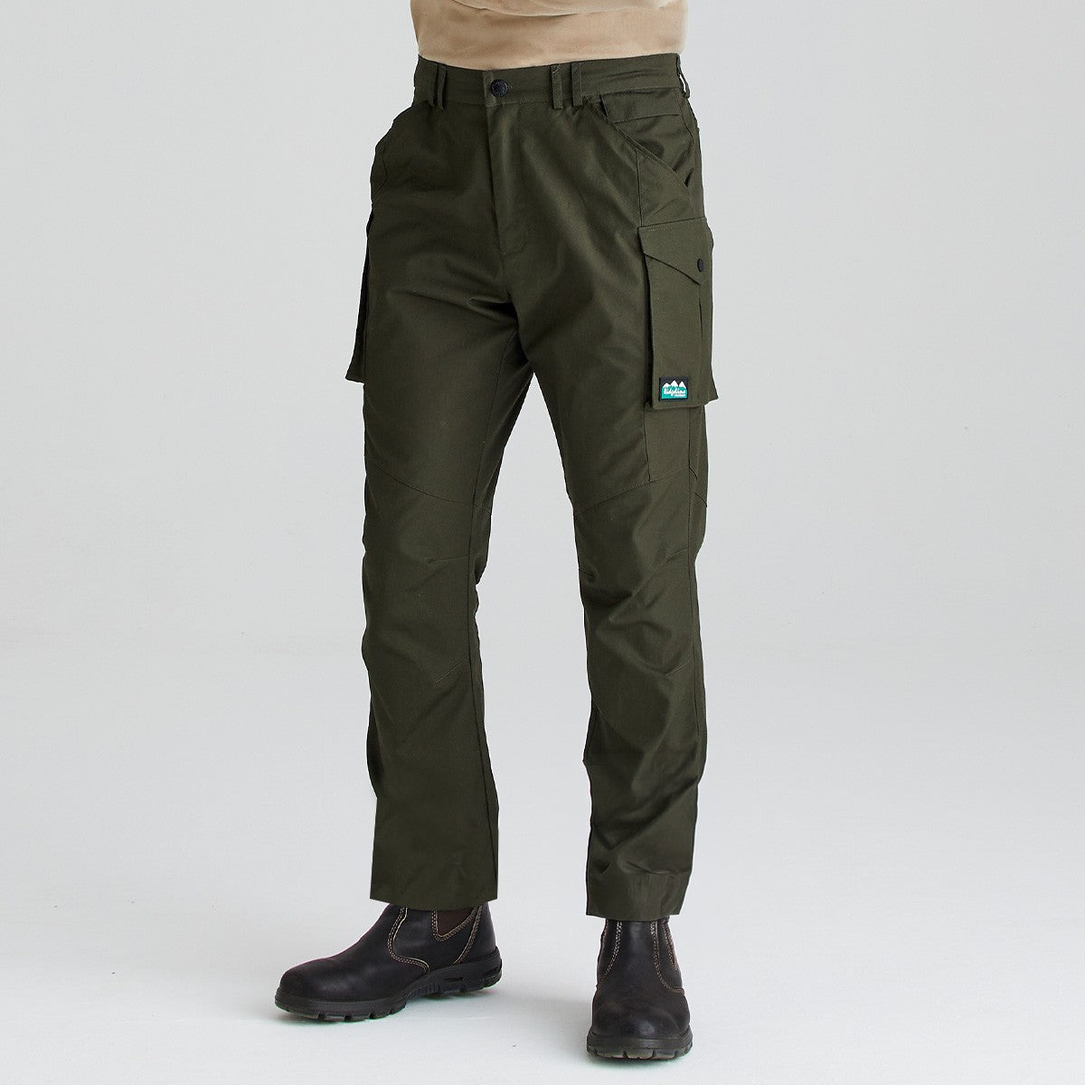 Ridgeline men's Grafter Trouser Deep Forest, front view