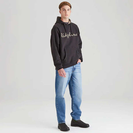 RIDGELINE Signature Hoodie - Mens - Shale