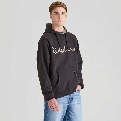 RIDGELINE Signature Hoodie - Mens - Shale