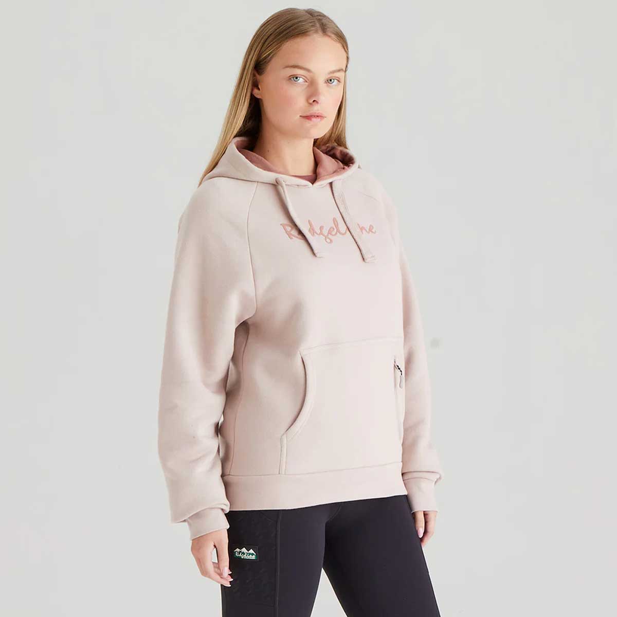 RIDGELINE Signature Hoodie - Womens - Blush