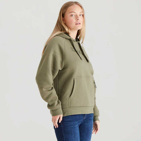 RIDGELINE Signature Hoodie - Womens - Khaki