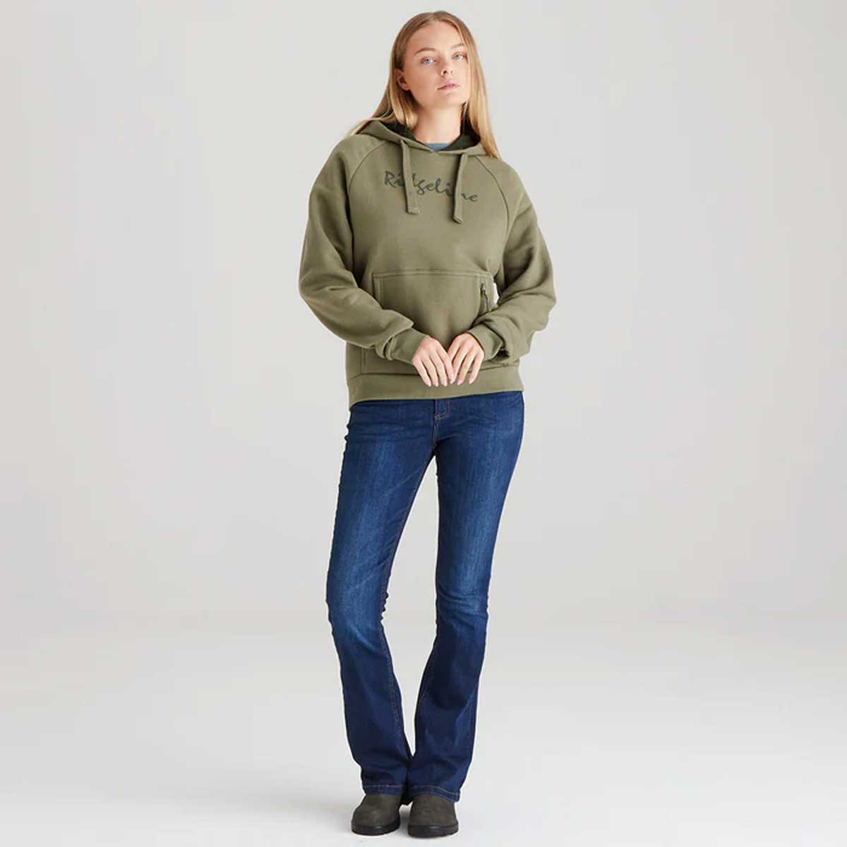 RIDGELINE Signature Hoodie - Womens - Khaki