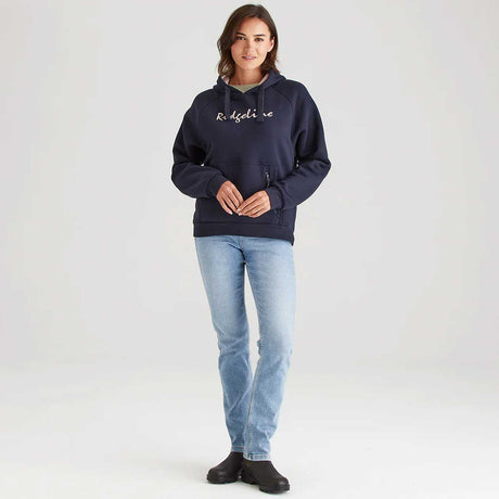RIDGELINE Signature Hoodie - Womens - Navy