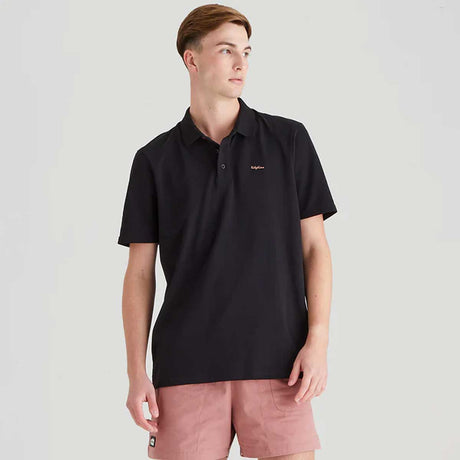 RIDGELINE Signature Polo Shirt - Mens - Black