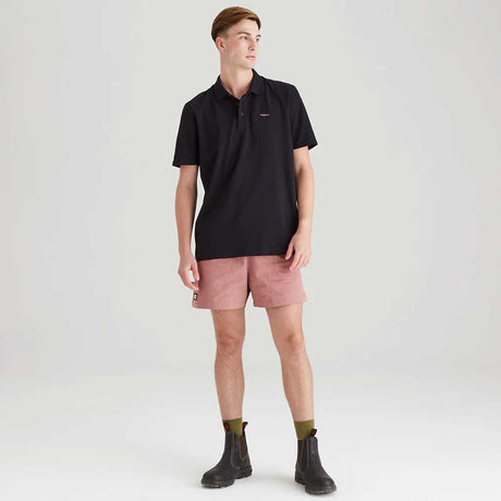 RIDGELINE Signature Polo Shirt - Mens - Black