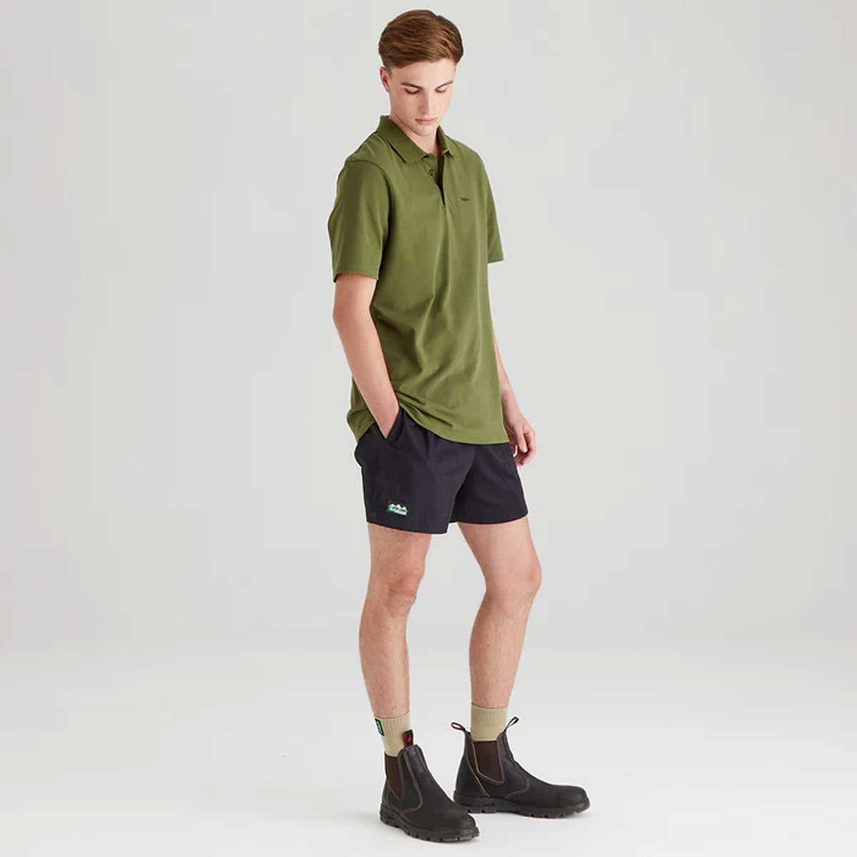 RIDGELINE Signature Polo Shirt - Mens - Fern Green