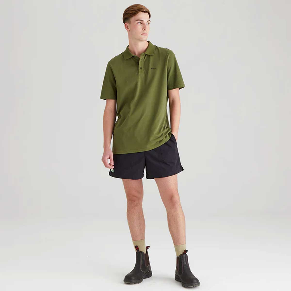 RIDGELINE Signature Polo Shirt - Mens - Fern Green