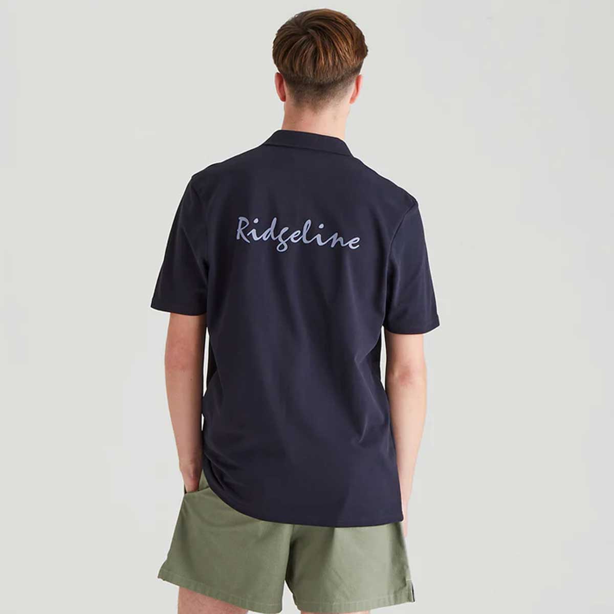 RIDGELINE Signature Polo Shirt - Mens - Navy