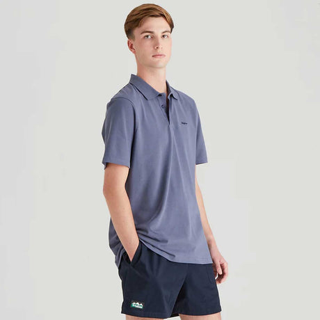 RIDGELINE Signature Polo Shirt - Mens - Storm