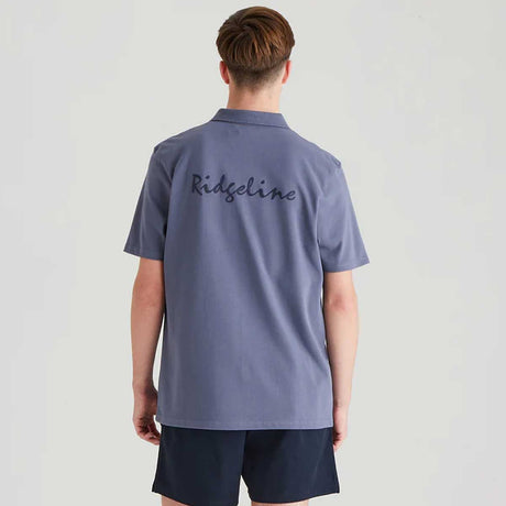 RIDGELINE Signature Polo Shirt - Mens - Storm