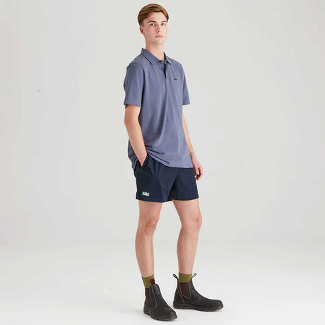 RIDGELINE Signature Polo Shirt - Mens - Storm