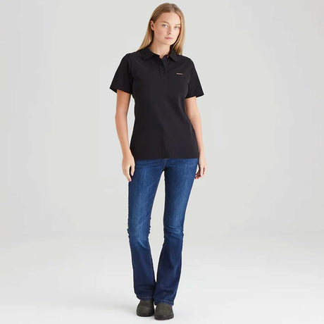 RIDGELINE Signature Polo Shirt - Womens - Black