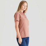 RIDGELINE Signature Polo Shirt - Womens - Dusky Pink
