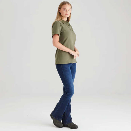 RIDGELINE Signature Polo Shirt - Womens - Khaki