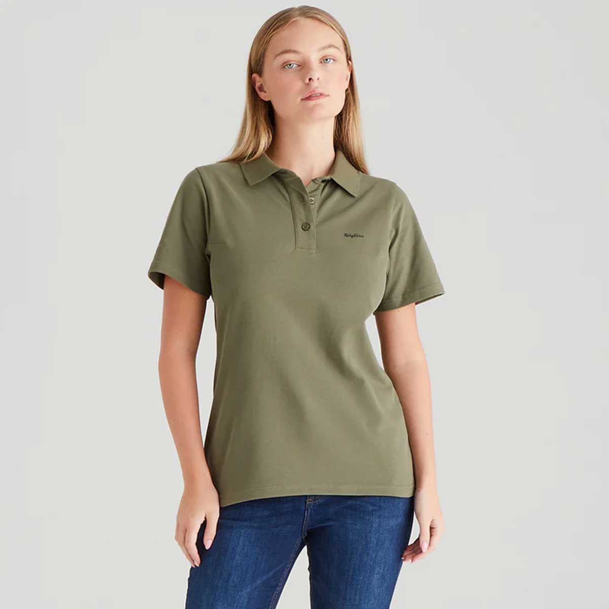 RIDGELINE Signature Polo Shirt - Womens - Khaki