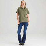 RIDGELINE Signature Polo Shirt - Womens - Khaki