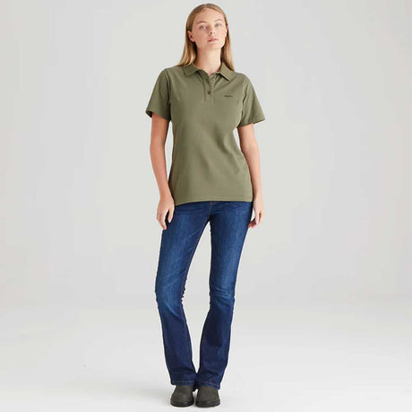 RIDGELINE Signature Polo Shirt - Womens - Khaki