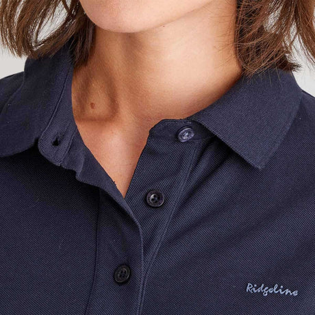 RIDGELINE Signature Polo Shirt - Womens - Navy