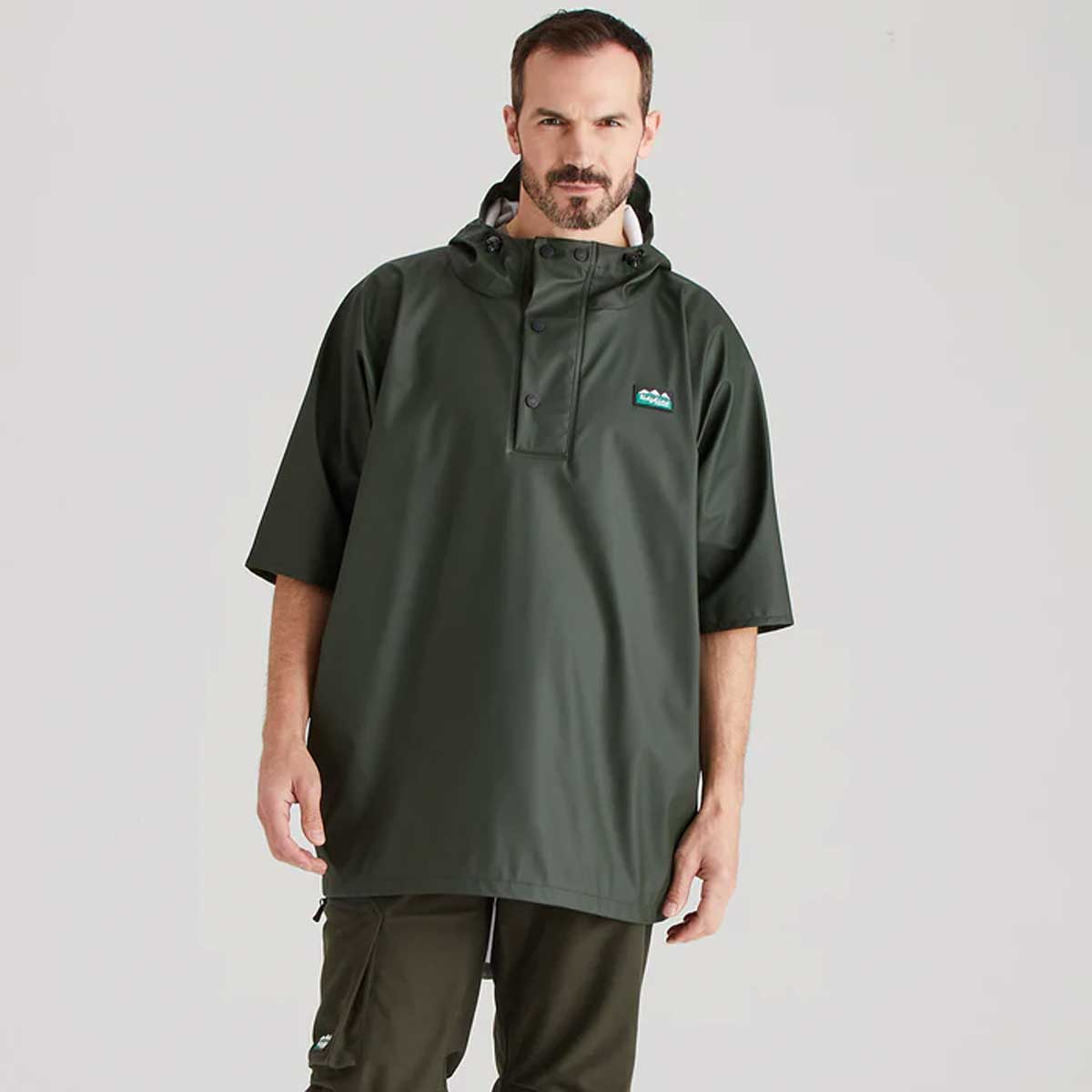 RIDGELINE Signature Poncho - Deep Forest