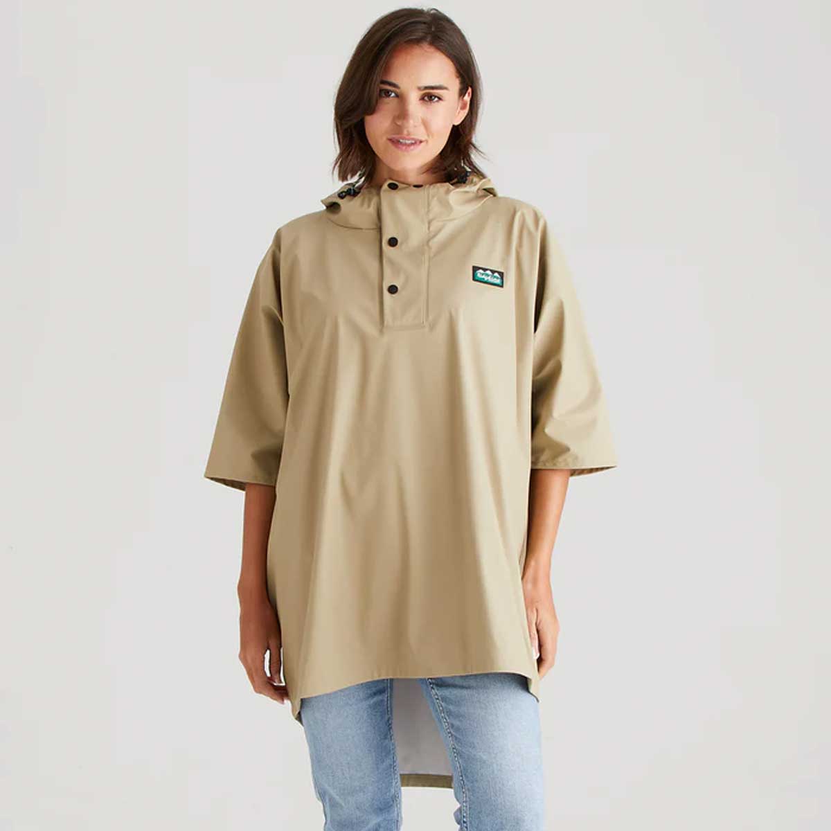 RIDGELINE Signature Poncho - Eucalyptus