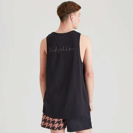 RIDGELINE Signature Singlet Top - Black