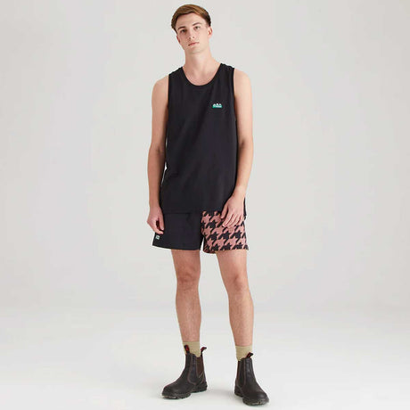 RIDGELINE Signature Singlet Top - Black