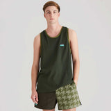 RIDGELINE Signature Singlet Top - Deep Forest