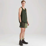RIDGELINE Signature Singlet Top - Deep Forest