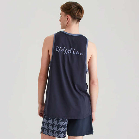RIDGELINE Signature Singlet Top - Navy