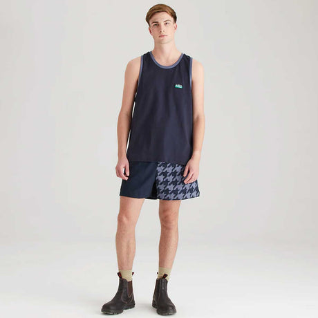 RIDGELINE Signature Singlet Top - Navy