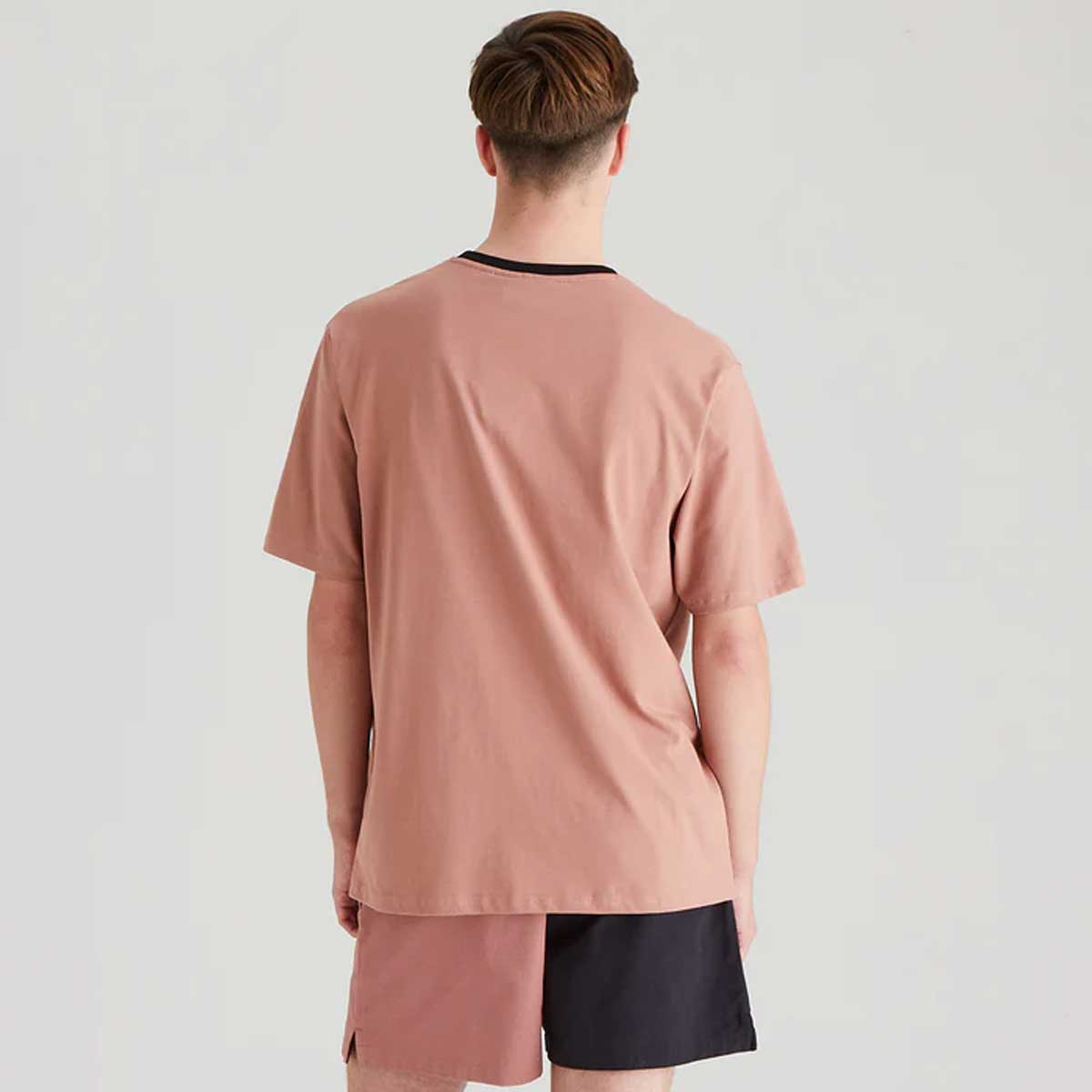 RIDGELINE Signature T-Shirt - Mens - Dusky Pink