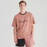 RIDGELINE Signature T-Shirt - Mens - Dusky Pink