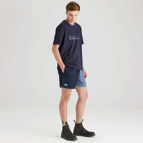 RIDGELINE Signature T-Shirt - Mens - Navy