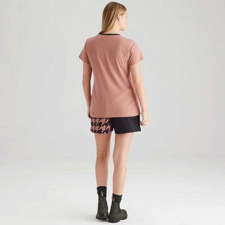 RIDGELINE Signature T-Shirt - Womens - Dusky Pink