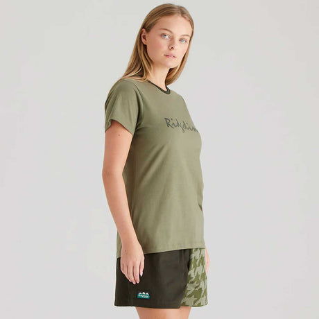 RIDGELINE Signature T-Shirt - Womens - Khaki