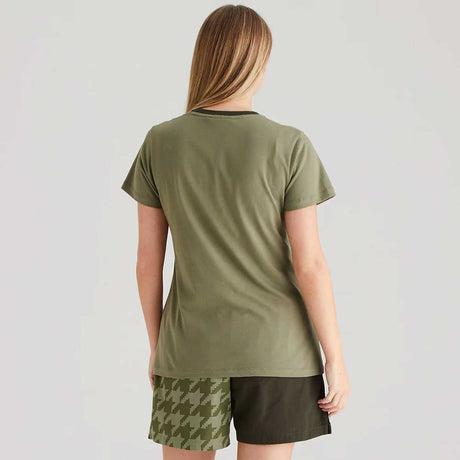 RIDGELINE Signature T-Shirt - Womens - Khaki