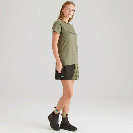 RIDGELINE Signature T-Shirt - Womens - Khaki
