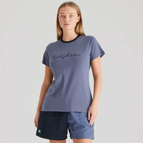 RIDGELINE Signature T-Shirt - Womens - Storm