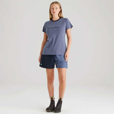 RIDGELINE Signature T-Shirt - Womens - Storm