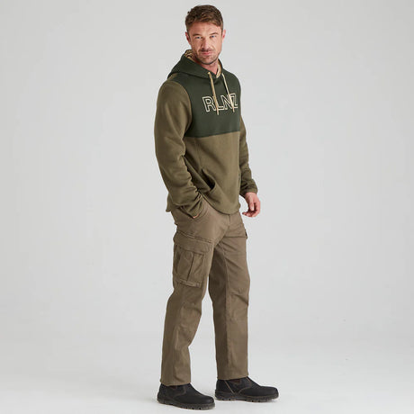 RIDGELINE South Island Hoodie - Mens - Olive