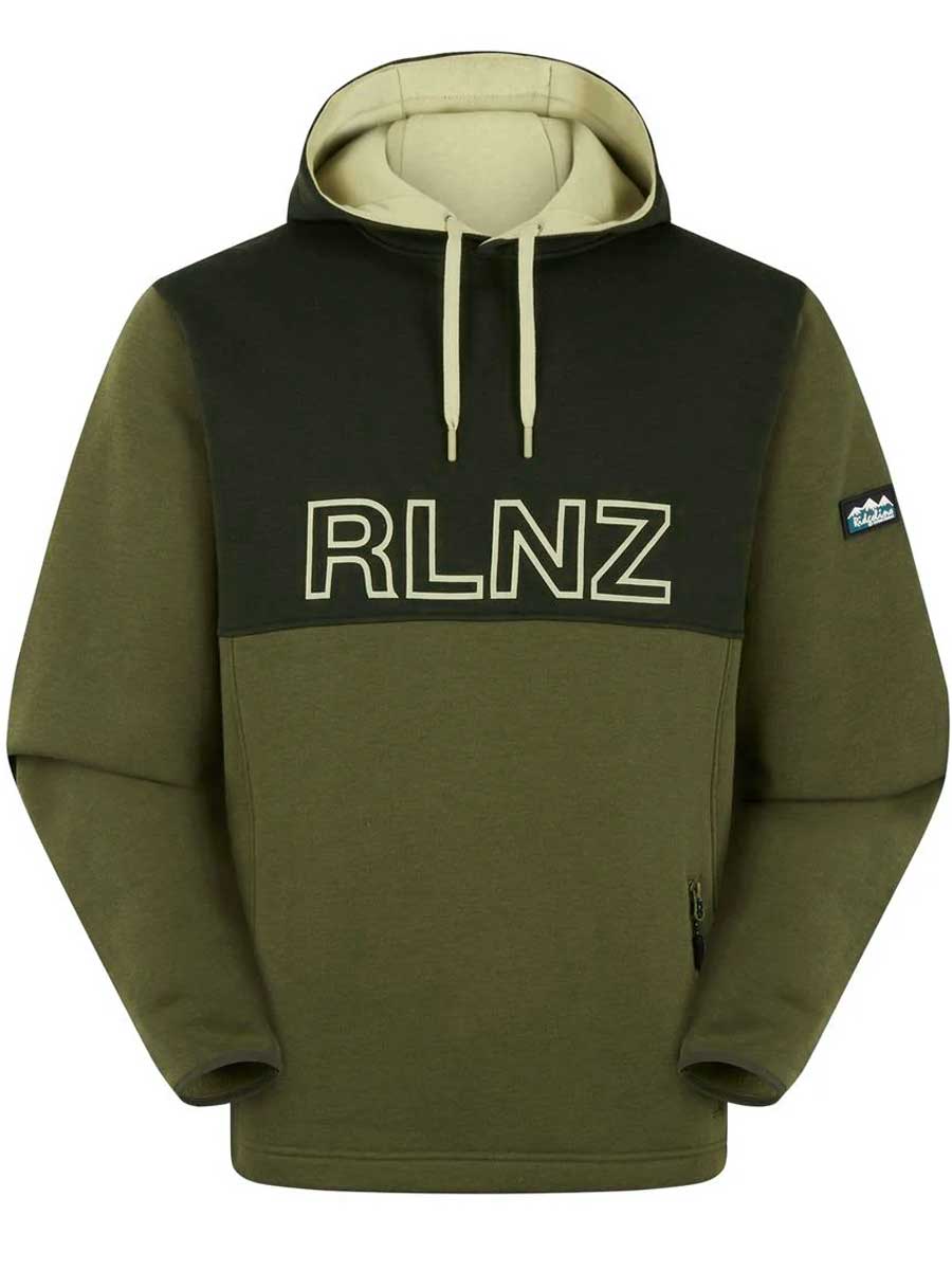 RIDGELINE South Island Hoodie - Mens - Olive