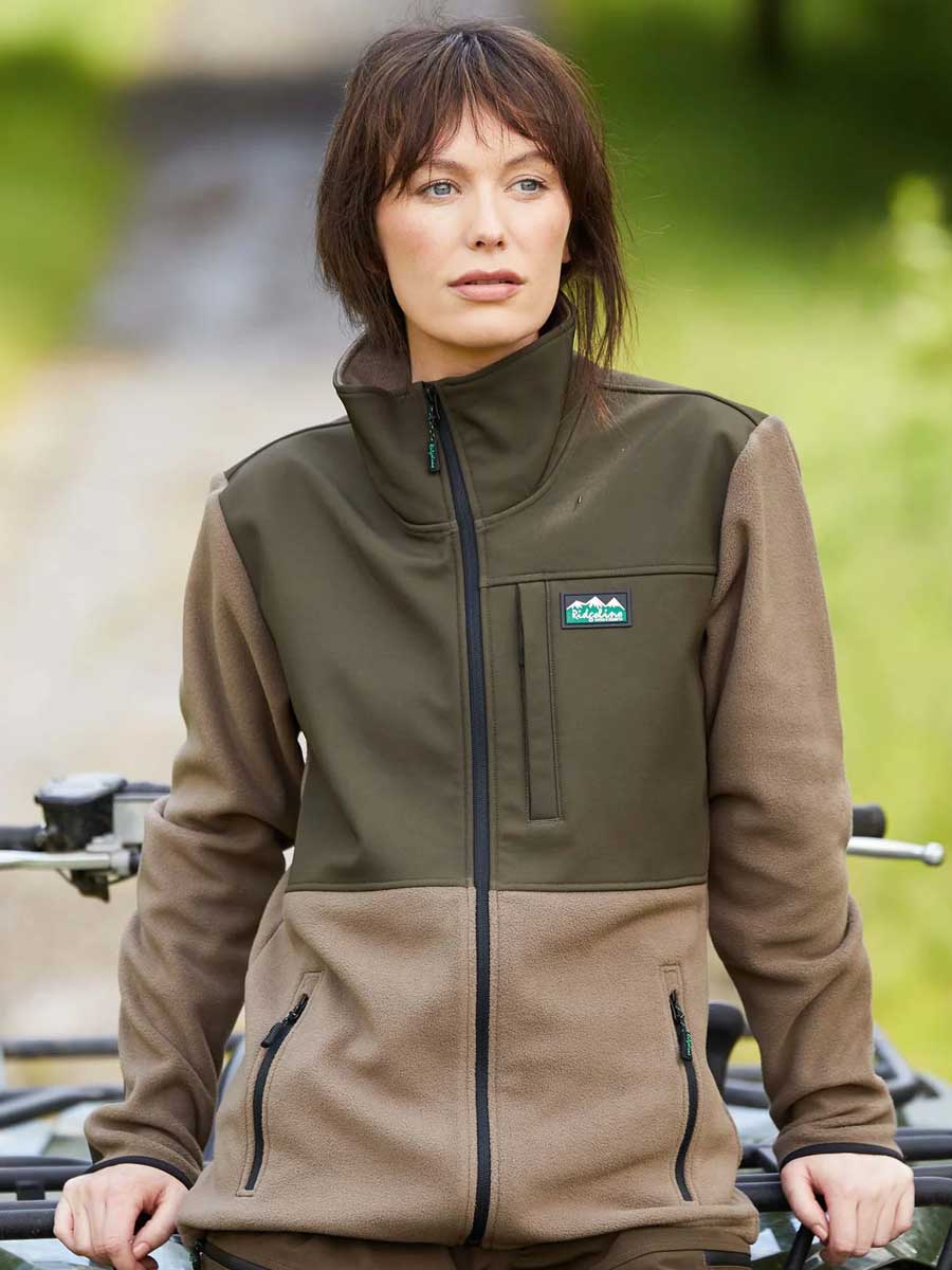 RIDGELINE Women's Hybrid Jacket - Bark