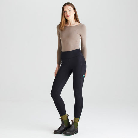 Ridgeline women's Infinity Pro Leggings Black, side view