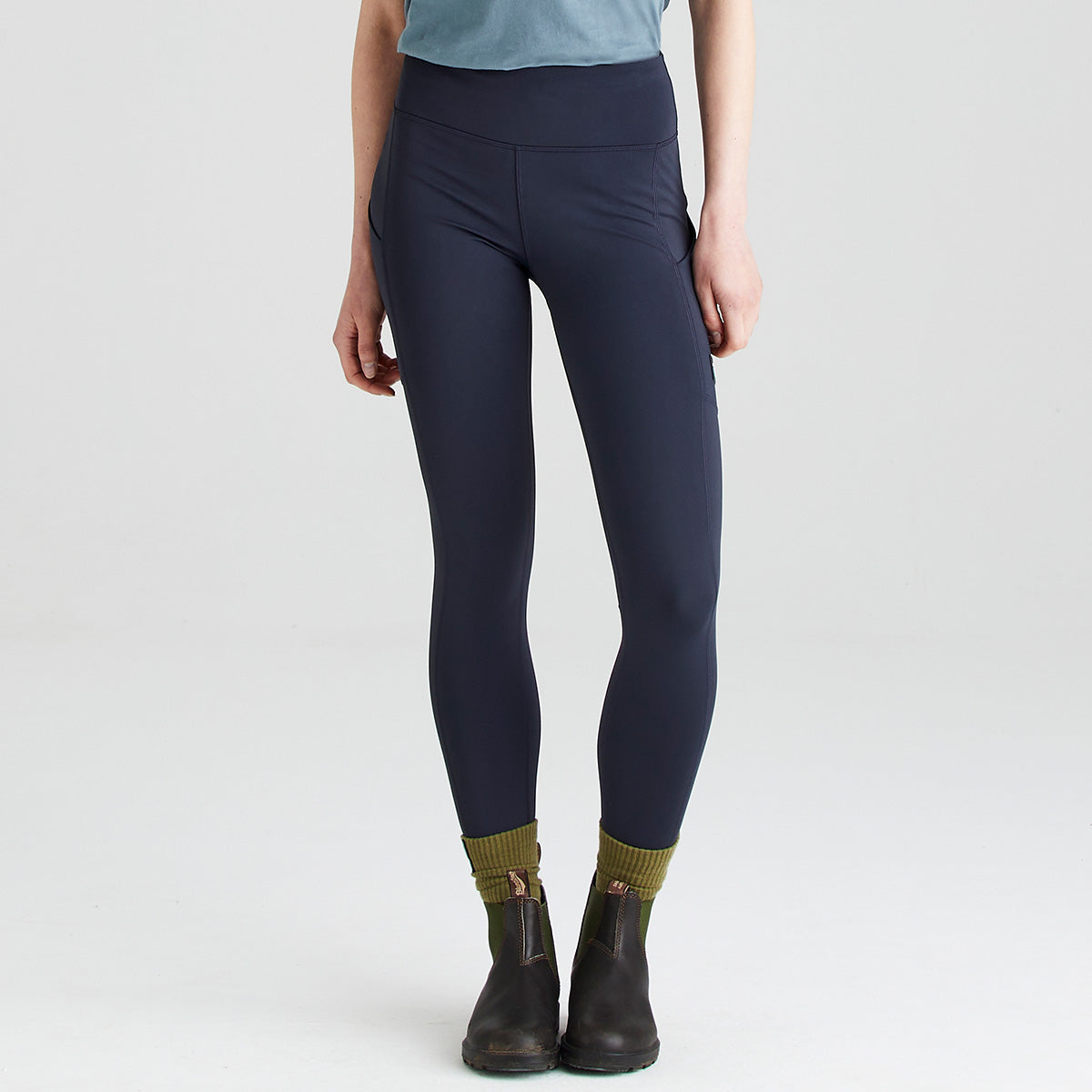 Ridgeline women's Infinity Pro Leggings Navy, front view