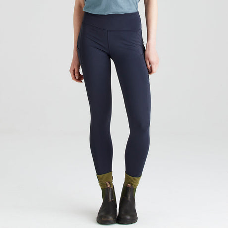 Ridgeline women's Infinity Pro Leggings Navy, front view