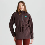 Ridgeline women's Malin Smock Deep Bark, front view